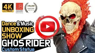 Ghost Rider Statue Review & Unboxing!!! | 1/4 Scale Marvel Statues
