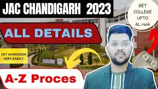 Jac Chandigarh Counselling process 2023 | Complete information #jac_chandigarh #counselling #cutoff