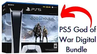 PS5 God of War Ragnarok Limited Edition Digital Console Bundle!