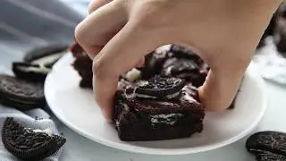 Oreo Stuffed Brownies