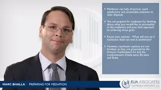 Preparing for Mediation by Marc Bhalla