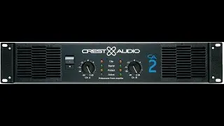 AMPLIFICADOR: CREST AUDIO CA2 (DETALHES)