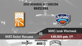 MUKS Basket Warszawa - MMKS Junak Włocławek