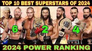 Top 10 Best WWE Superstars 2023-2024 | Power Rank - Roman Reigns, Brock, CM Punk, Orton, Seth & Cody
