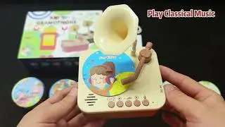 Toddler Record Player, Kids Phonograph Story Telling & Songs Toddler Music Toys for Boys Girls