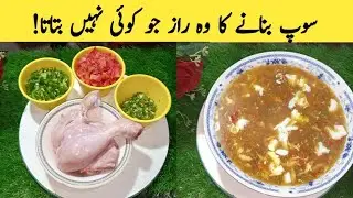 Chicken Hot and Sour SoupRecipe|Winter Special Vegetable Soup|Soup at home|By BS Food|