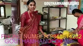 GOWTHAM HANDLOOMS  EXCLUSIVE COLLECTIONS OF HANDLOOM PATTU SAREES