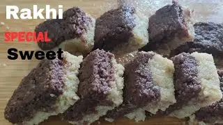 Double layer kalakand|chocolate kalakand|rakhi special sweet