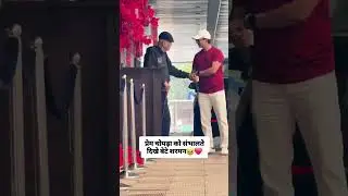 Prem Chopra with son Sharman Joshi spotted in Bandra....  #premchopra #sharmanjoshi #e24