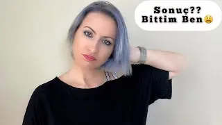Evde Saç Boyama | Yeni Açıcı Ve Yeni Boya Denedim! | Saçlarımı Sonunda Mahvettim 😭