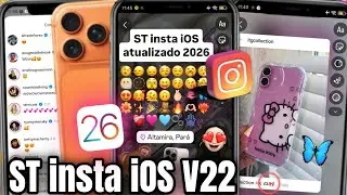 ST INSTA iOS V22 ATUALIZADO 2026 🎉 INSTAGRAM IGUAL IPHONE NO ANDROID + EMOJIS iOS + NOVAS FUN&Ccedil;&Otilde;ES