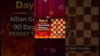 Day 3 | Alien Gambit Trap &ndash; Win in Minutes #chess #chesscom #chesscommunity #gothamchess
