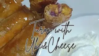Banana Turon with Ube&Cheese #cometskitchen #pinoysnacks#pinoyfood