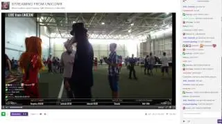 Cosplayer girl refuses to hug a guy (UniCon 2015)