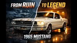 Restoration of Wimbledon White Ford Mustang Fastback 1965 | Full ASMR Car Rebuild by Resto Garage