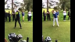 Modern Day v Classic golf swing