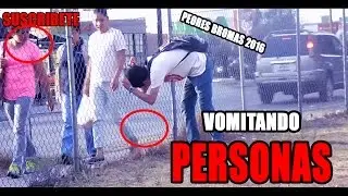 LAS PEORES BROMAS 2016| VOMITANDO EN PUBLICO| BROMA DE OVNIS| SMPRANKS
