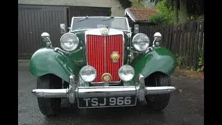 A 1953 MG TD Midget
