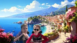 NAJPIĘKNIEJSZE MIASTECZKO NA SYCYLII (Taormina) 🏝🌄