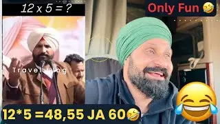 Raja Warring Funny Video 🤣/12*5=60 🤪/jeet vibes review/only Fun