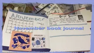 November book journal cover #book #bookish #bookjournal 