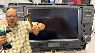 LCD Reparaturservice für Skoda Autoradio Swing – Teilenummer 5JA 035 867 F