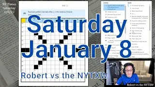The triple stacks work [0:40/7:31]  ||  Sat 1/8/22 New York Times Crossword
