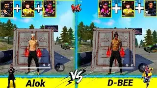 D-BEE VS ALOK SPEED TEST FREE FIRE - GARENA FREE T
