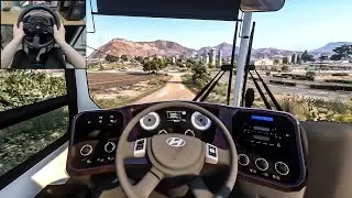 2018 Hyundai Unicity POV Drive - GTA 5 [Steering Wheel gameplay]