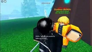 Zenitsu boss fight (slayer unleashed)