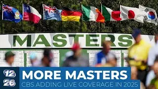 CBS adding live Masters Tournament coverage for 2025