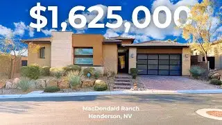 You have to see inside this $1,625,000 | 4 Bed 4 Bath Home at The Canyons in Henderson NV