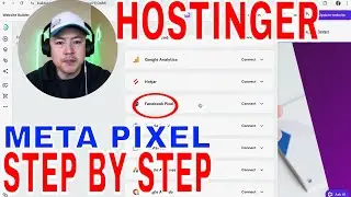 ✅  How To Link Connect Facebook Meta Pixel ID To Hostinger Website Builder 🔴
