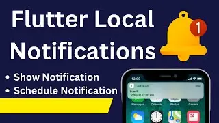 Notification in flutter | schedule and push Notification in flutter
