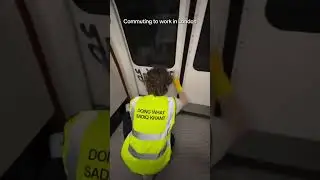 Cleaning Up the Tube 🚇🧽| Original Video Credits 🎥 @lookingforgrowthuk via Instagram