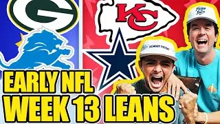 Week 13 Early Betting Predictions: Packers-Lions, Ravens-Bengals, Chiefs-Cowboys, Eagles-Bears
