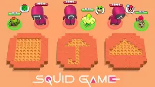 All Brawlers in SQUID GAME (Round 2) ☠️ TOP 500 FUNNIEST MOMENTS BRAWL STARS ep.446