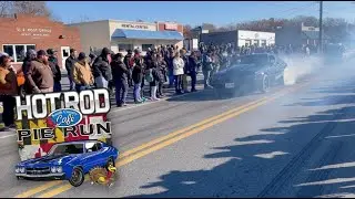 Burnouts at the Hot Rod Pie Run - Thanksgiving 2023