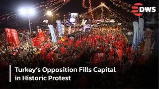 Tens of Thousands Rally in Ankara as Turkey&rsquo;s Opposition Faces Crackdown | DWS News | AC1N