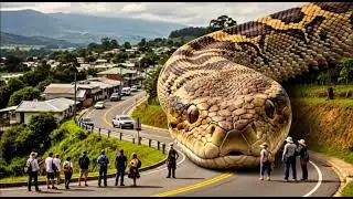 Anaconda snake Attack Man an City|Anaconda Snake Scary Attack Moments