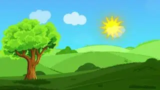 Background infantil /fundo animado - aula animada