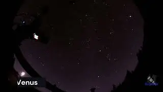 Astro Timelapse 09.11.2023. Occultation of the planet Venus by the moon.