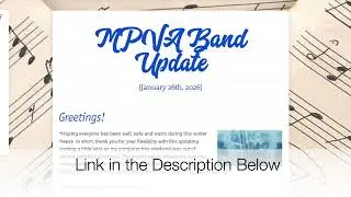 *Band Update: {1/26/2026}
