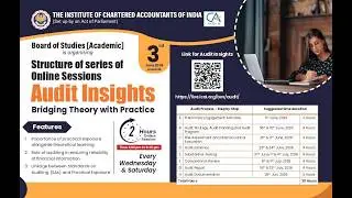 Webinar on “Insight into Audit – Bridging Theory with Practice”