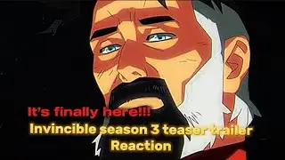 My first REACTION VIDEO!!! Invincible Season 3 teaser trailer REACTION!!!