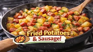 Fried Potatoes and Sausage – So Easy and Tasty! #food #homefood