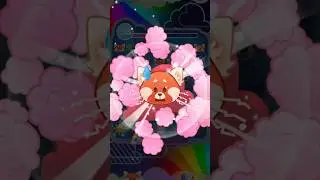 🏮 Red Panda Mei at Level 2 - Face Expression and Attack #disneyemojiblitz #turningred #gaming