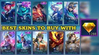 BEST SKINS TO BUY USING PROMO DIMONDS 2024#mobilelegends #quiesceplayz #promodiamonds