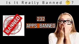 INDIA BANNED 232 APPS IN 2023 LIST #yoututube