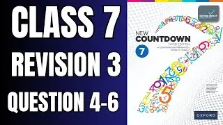 7 класс, повторение 3, вопросы 4–6 | Oxford New Countdown, книга 7, третье издание #математика